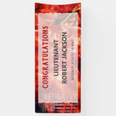 Bannière de retrait du drapeau des pompiers (Vertical)