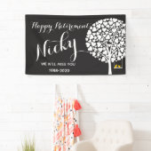 bannière de retraite personnalisée (En situation)