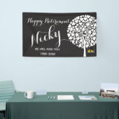 bannière de retraite personnalisée (Salon professionnel)