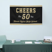 Bannière de réunion de 50 ans (Salon professionnel)