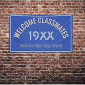 Bannière de réunion de classe Bienvenue