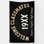 Bannière de réunion de classe Bienvenue (Vertical)