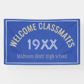 Bannière de réunion de classe Bienvenue (Horizontal)