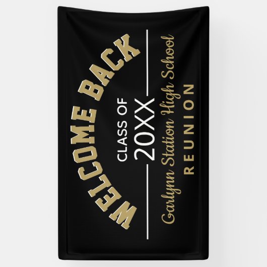 Bannière de réunion de la classe de retour (Vertical)