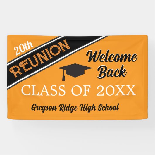 Bannière de réunion de la classe de retour (Horizontal)
