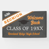 Bannière de réunion de la classe de retour (Horizontal)