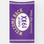 Bannière de réunion de la classe de retour (Vertical)