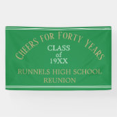 Bannière de réunion de la CLASSE QUATRE ANS (Horizontal)