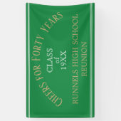 Bannière de réunion de la CLASSE QUATRE ANS (Vertical)