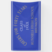 Bannière de réunion de la CLASSE QUATRE ANS (Vertical)