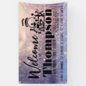 Bannière de réunion de la famille Purple Passion (Vertical)