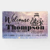 Bannière de réunion de la famille Purple Passion (Horizontal)