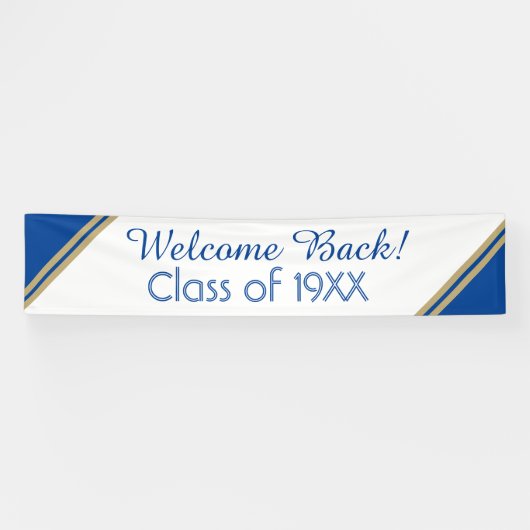 Bannière de réunion de la grande classe de retour (Horizontal)