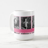 Bannière de rose de tasse de photo de (Devant gauche)