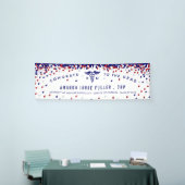 Bannière de rouge, blanche et bleue d'infirmière (Salon professionnel)