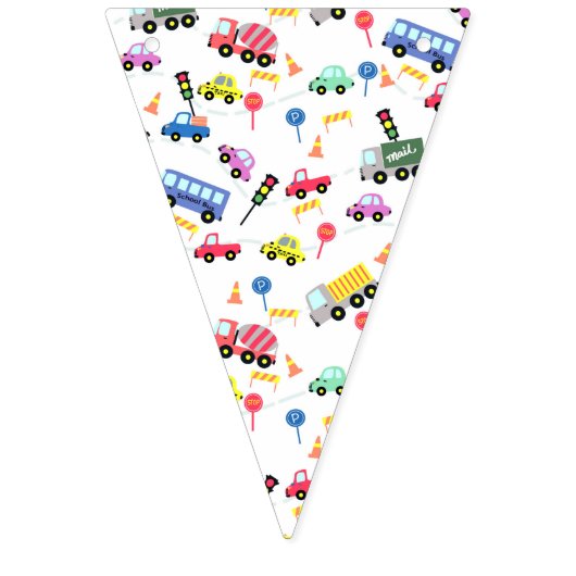 Bannière de saut blanc de transport (Premier drapeau)