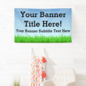 Bannière de scène personnalisée 3x5 (En situation)