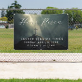 Bannière de service de l'église de Pâques pour usa (Insitu)