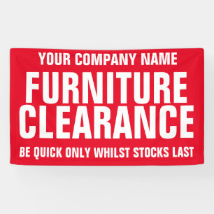 Bannière de signage d'affaires de dégagement de