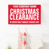 Bannière de signalisation commerciale de magasin d (En situation)