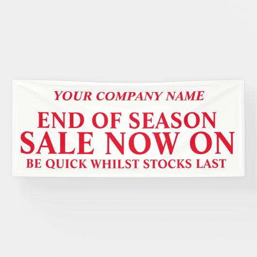 Bannière de signalisation commerciale de magasin d (Horizontal)