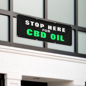 Bannière de signalisation externe CBD Oil Business (Bâtiment extérieur)