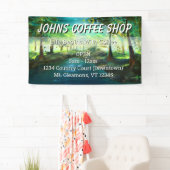 Bannière de signalisation personnalisée de la bout (En situation)