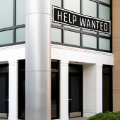 Bannière de signature Recherchée de l'aide noire (Bâtiment extérieur)