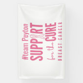 Bannière de soutien personnalisé cancer du sein (Verticale)