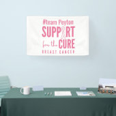 Bannière de soutien personnalisé cancer du sein (Salon professionnel)