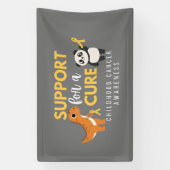 Bannière de soutien pour le cancer de l'enfance (Verticale)