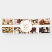 Bannière de stand de marché de pâtisserie de cupca (Horizontal)