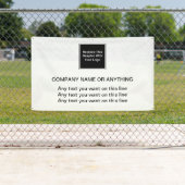 Bannière de style logo d'entreprise (En situation)