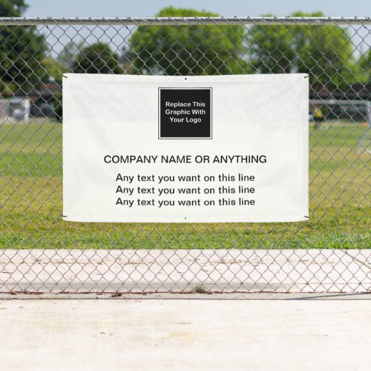 Bannière de style logo d'entreprise (En situation)