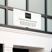 Bannière de style logo d'entreprise (Bâtiment extérieur)