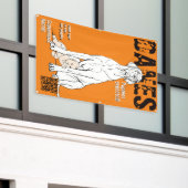 Bannière de style Magazine Great Dane pour la vent (Bâtiment extérieur)