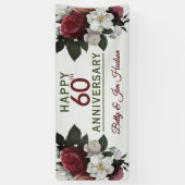 Bannière de suspension du 60e anniversaire de la f (Vertical)