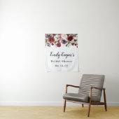 Bannière de Tapisserie en Tissu pour Mariage (En situation)