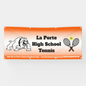 Bannière de tennis de lycée (Horizontal)