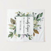 Bannière de toile de douche de mariée Tapisserie s (Devant (Horizontal))