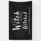 Bannière de toile de fond pour mariage de sorcière (Vertical)