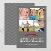 Bannière de vacances Cartes photos de vacances (Devant / Derrière)