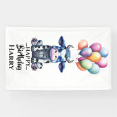 Bannière de vache bleue (Horizontal)