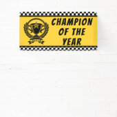 Bannière de vainqueur champion de l'année | Trophé (Insitu)