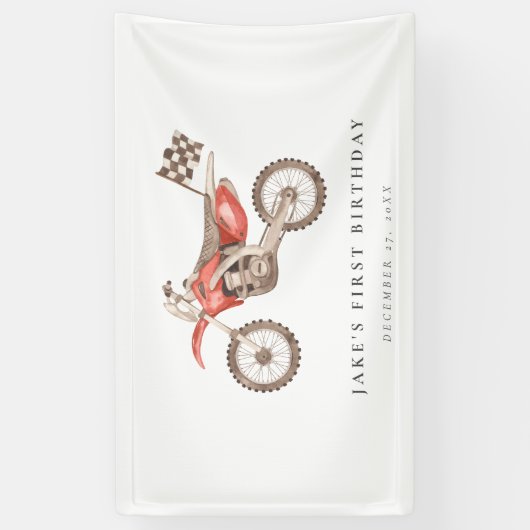 Bannière de vélos Red Dirt (Vertical)