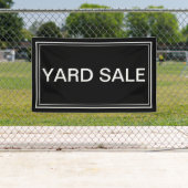 Bannière de vente de bric-à-brac (En situation)