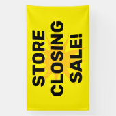 Bannière de vente de fermeture de magasin (Verticale)