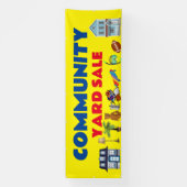 Bannière de vente de garage communautaire (Verticale)
