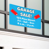 Bannière de VENTE DE GARAGE personnalisée ! (Bâtiment extérieur)