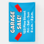 Bannière de VENTE DE GARAGE personnalisée ! (Verticale)